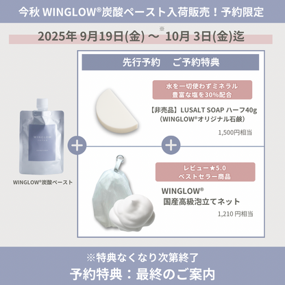 WINGLOW（ウィングロウ） WINGLOW JAPAN ペースト状の炭酸パック