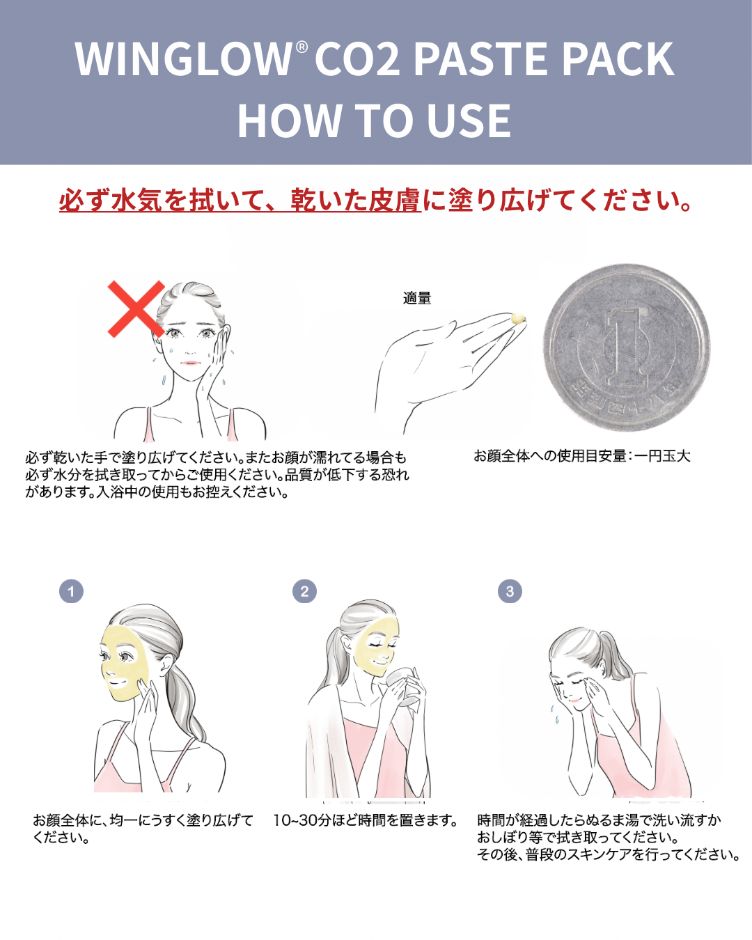 WINGLOW 炭酸ペーストパック (100g)